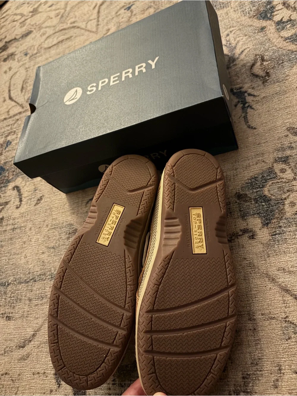 Sperry Men's Tan Leather 2-Eye Boat Shoes